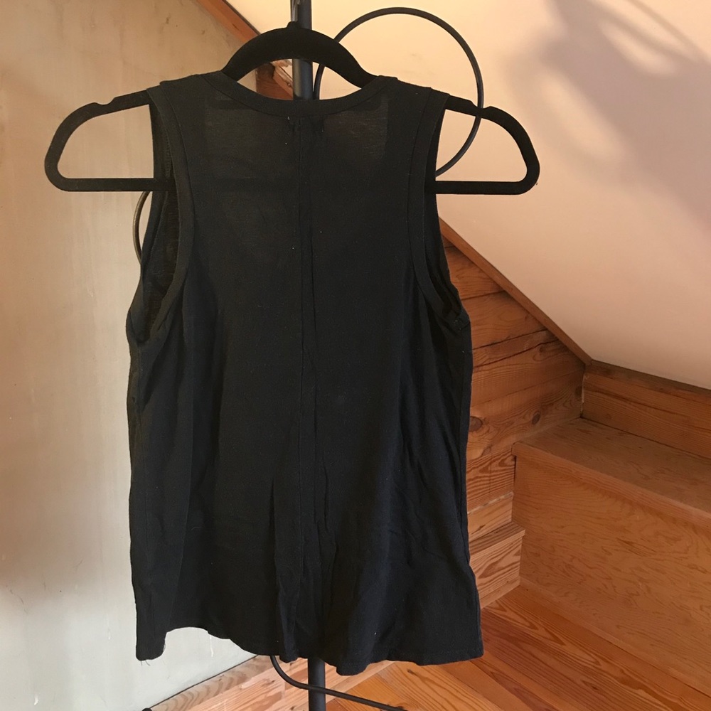 Ten-Sixty Sherman Guacomole Black Tank Top EUC, S - Picture 2 of 10